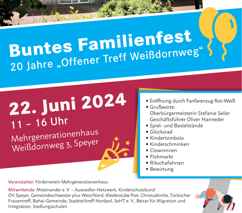 Plakatausschnitt Jubiläumsfest OTW