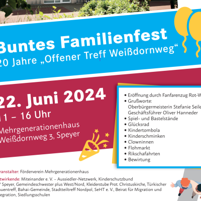 Plakatausschnitt Jubiläumsfest OTW